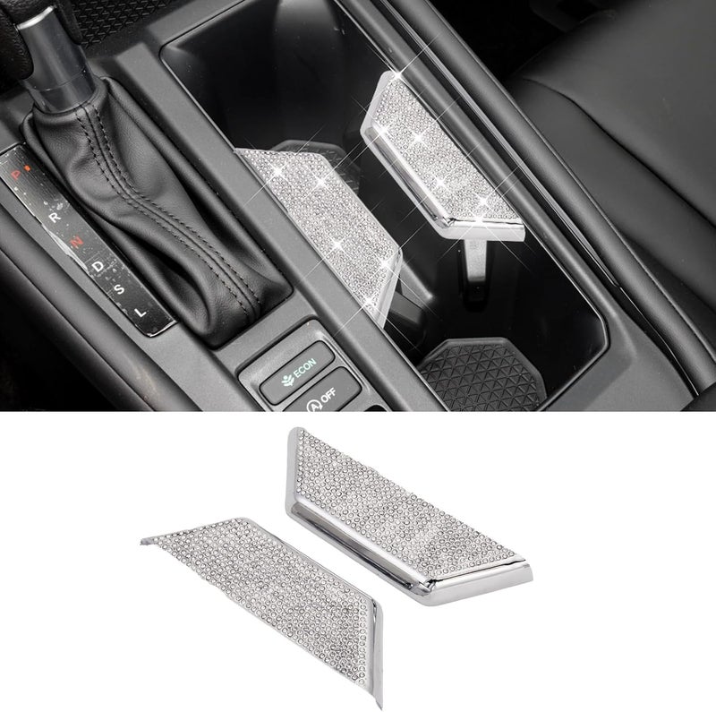ZSJO Bling Water Panel Frame Cover Sticker Fit for Honda Accord 2024, Shiny Crystal Car Interior Accessory. (Silver 6) - Image 1